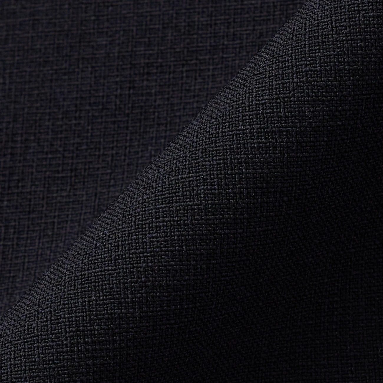 Washable Stretch Shadow Check Cropped Pants - Navy - Image 10