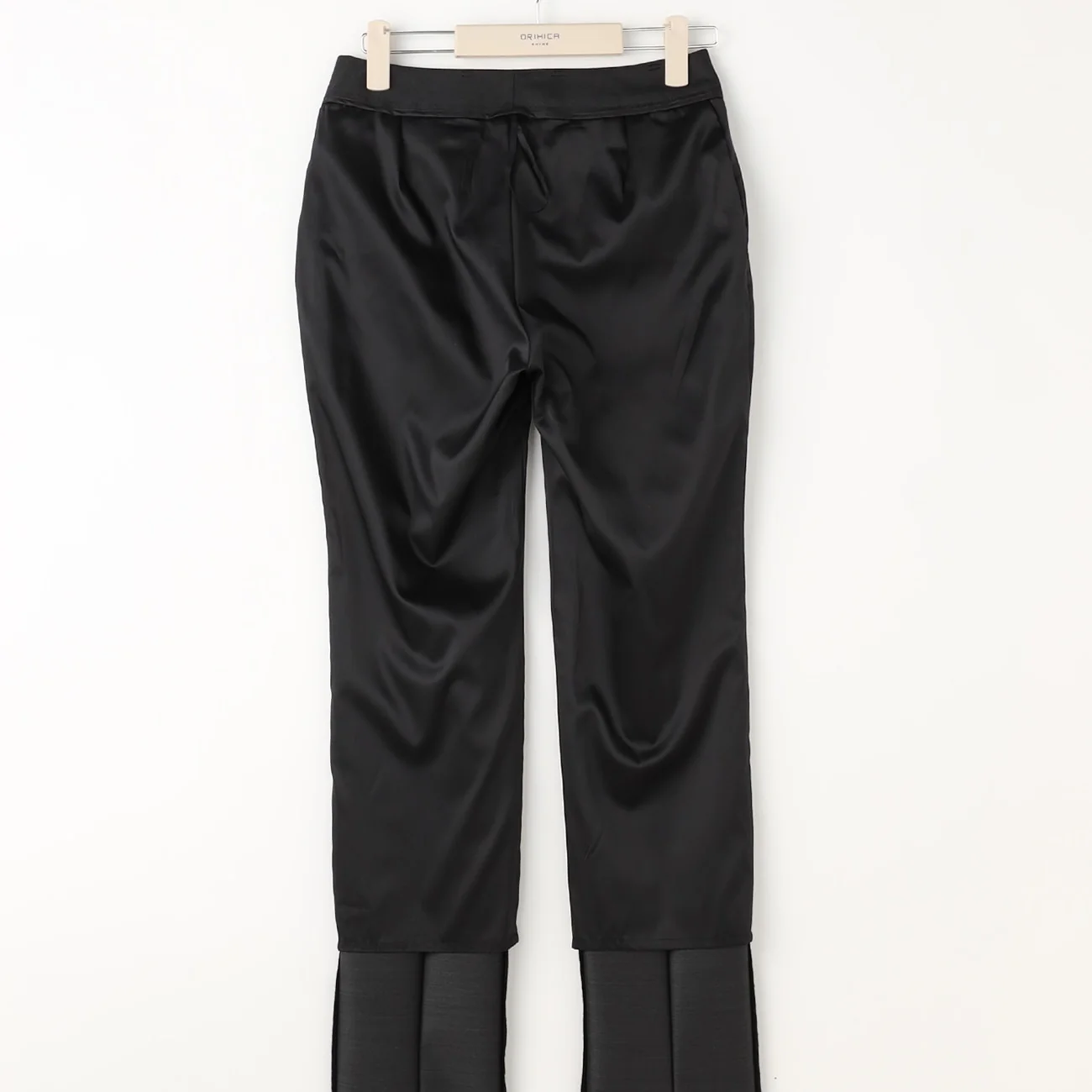 LUXE Line REDA Textured Wool Tapered Pants - Charcoal Gray - Image 8