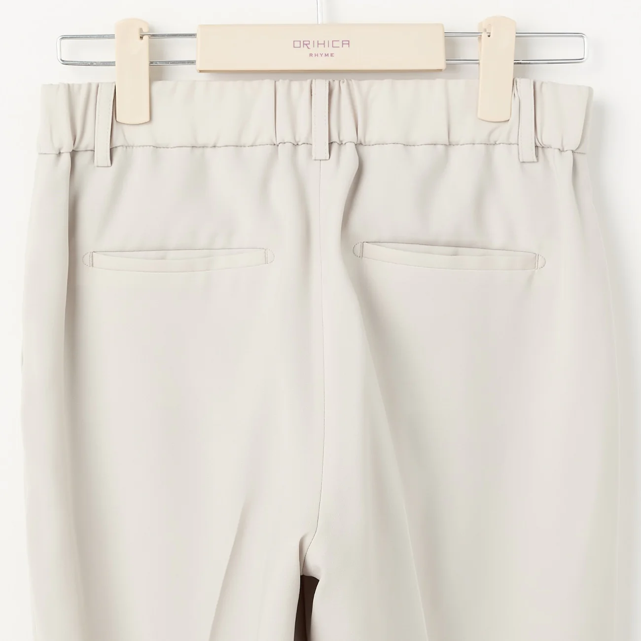 THE THIRD SUITS Double Cloth Cropped Pants - Beige - Image 8