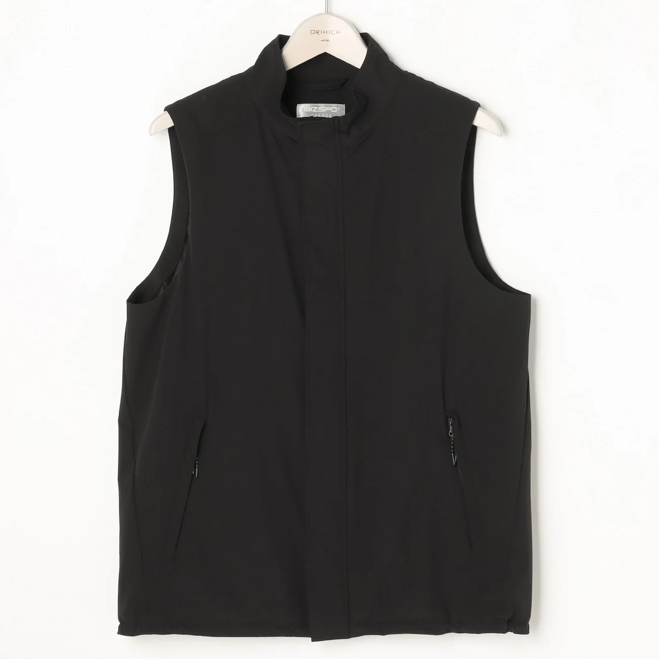 BIZSPO Zip-Up Vest - Black - Image 5