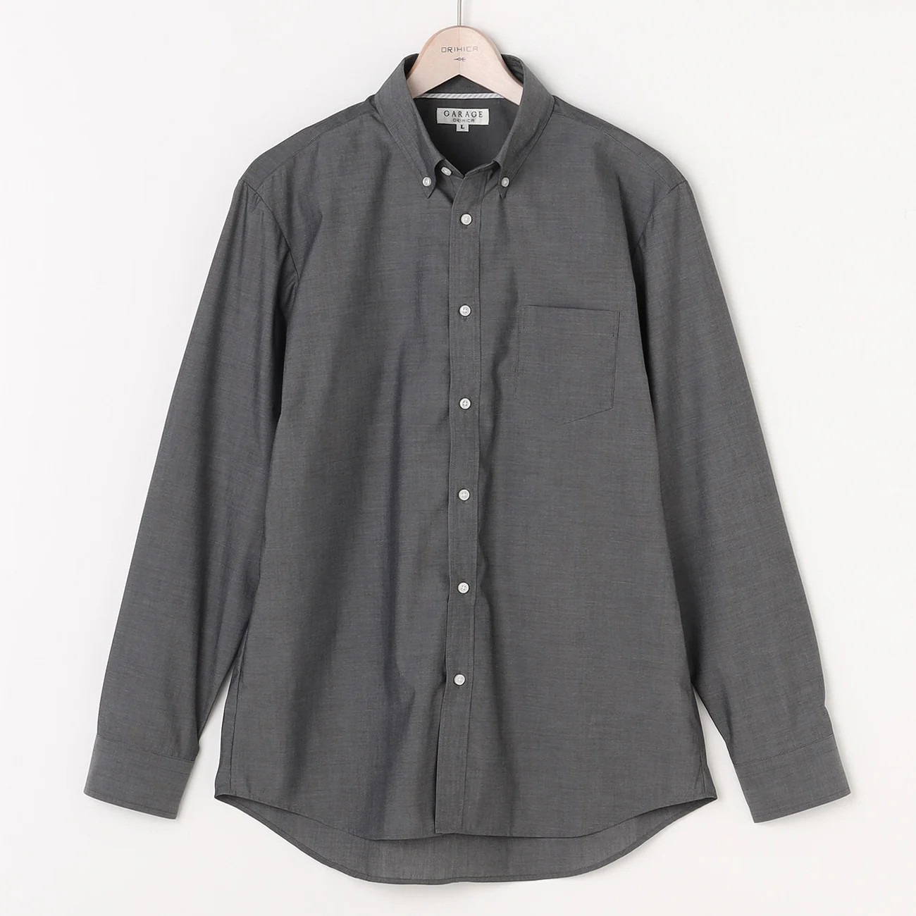 Business Casual Non-Iron Button-Down Shirt - Black