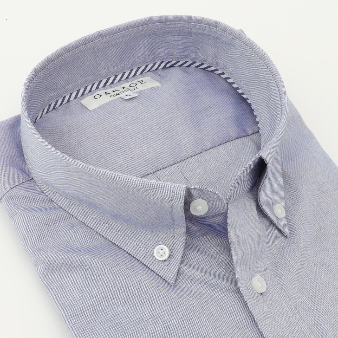 Business Casual Non-Iron Oxford Button-Down Shirt - Blue - Image 6