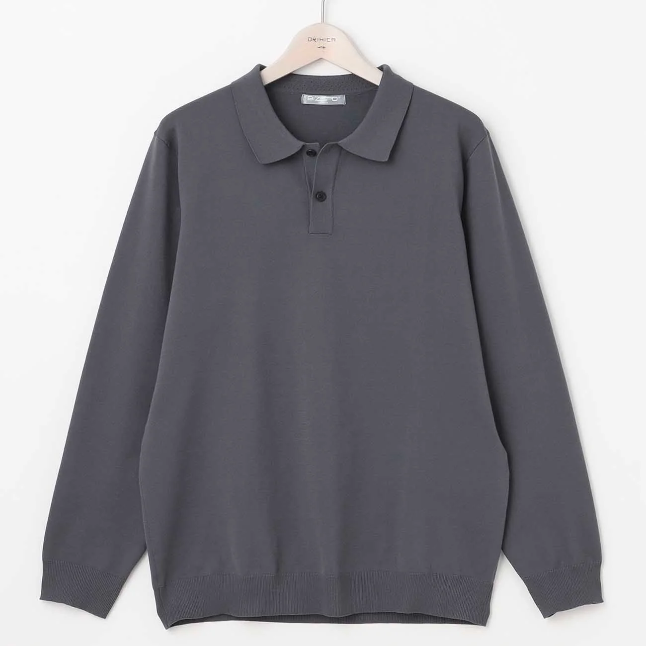 BIZSPO Gauge Knit Polo Shirt - Image 14