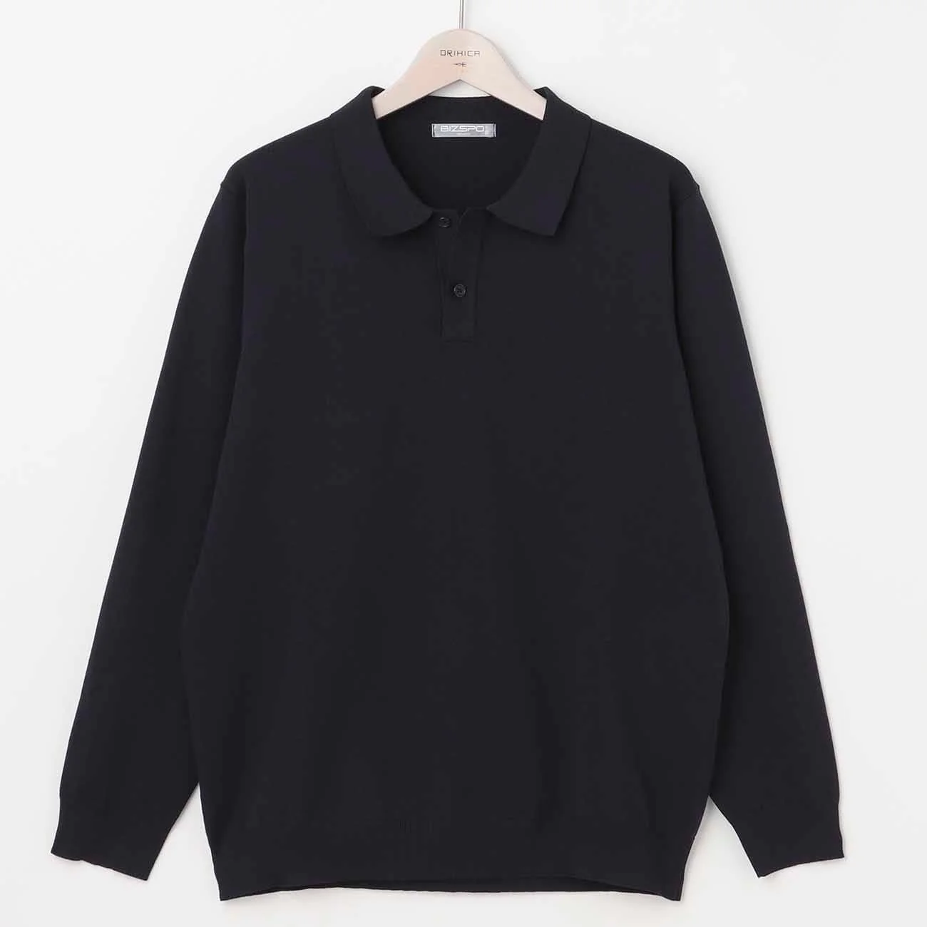 BIZSPO Gauge Knit Polo Shirt - Image 5
