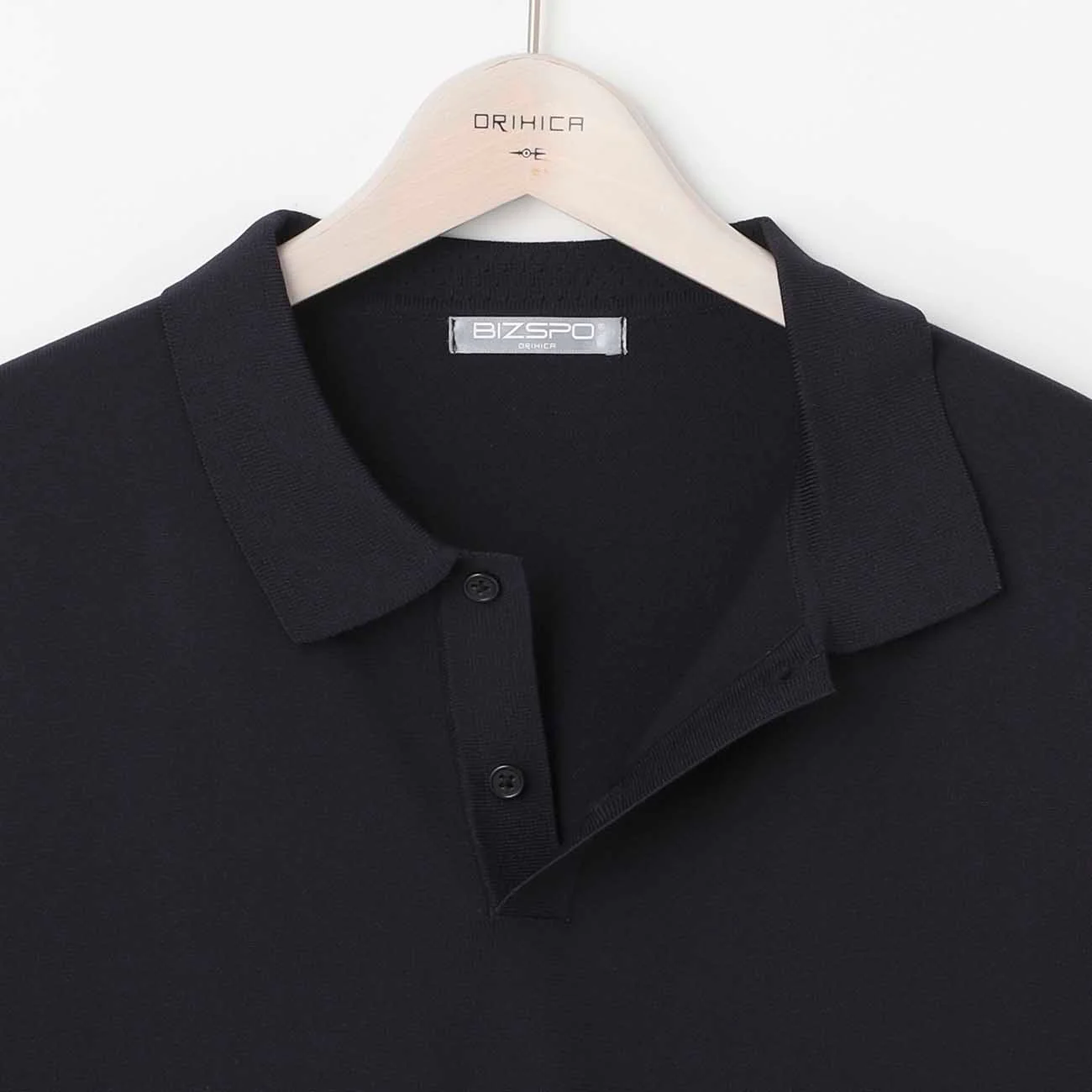 BIZSPO Gauge Knit Polo Shirt - Image 7