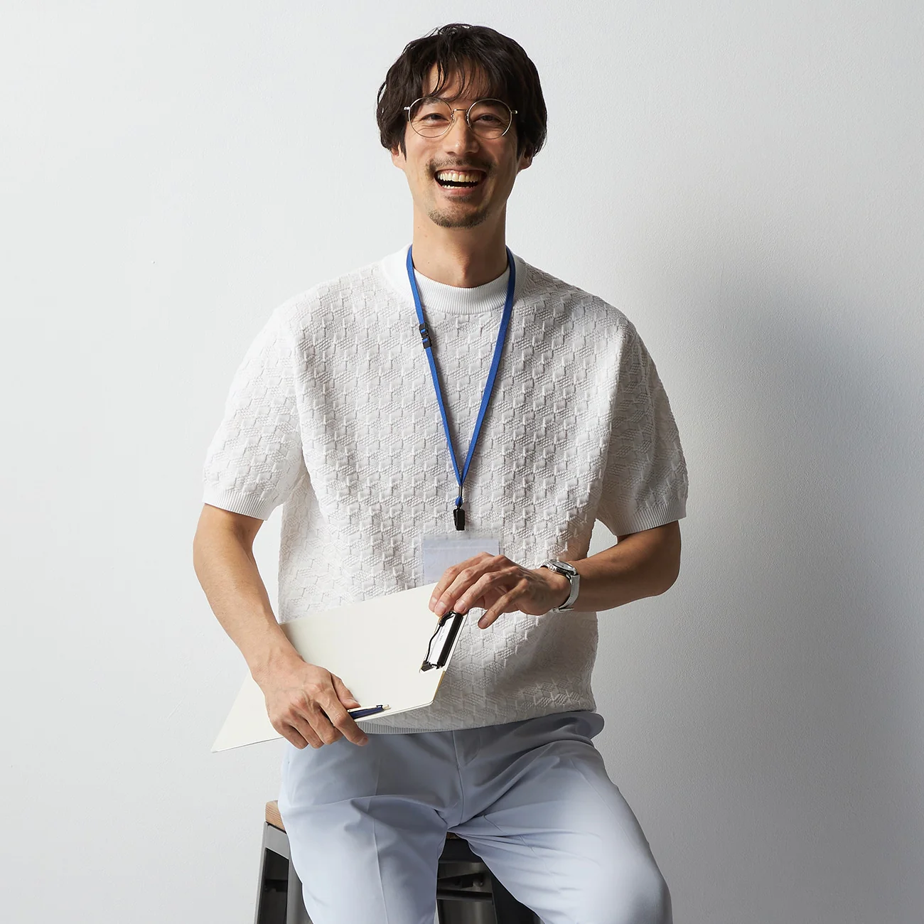 BIZSPO Jacquard Knit T-Shirt - Image 3