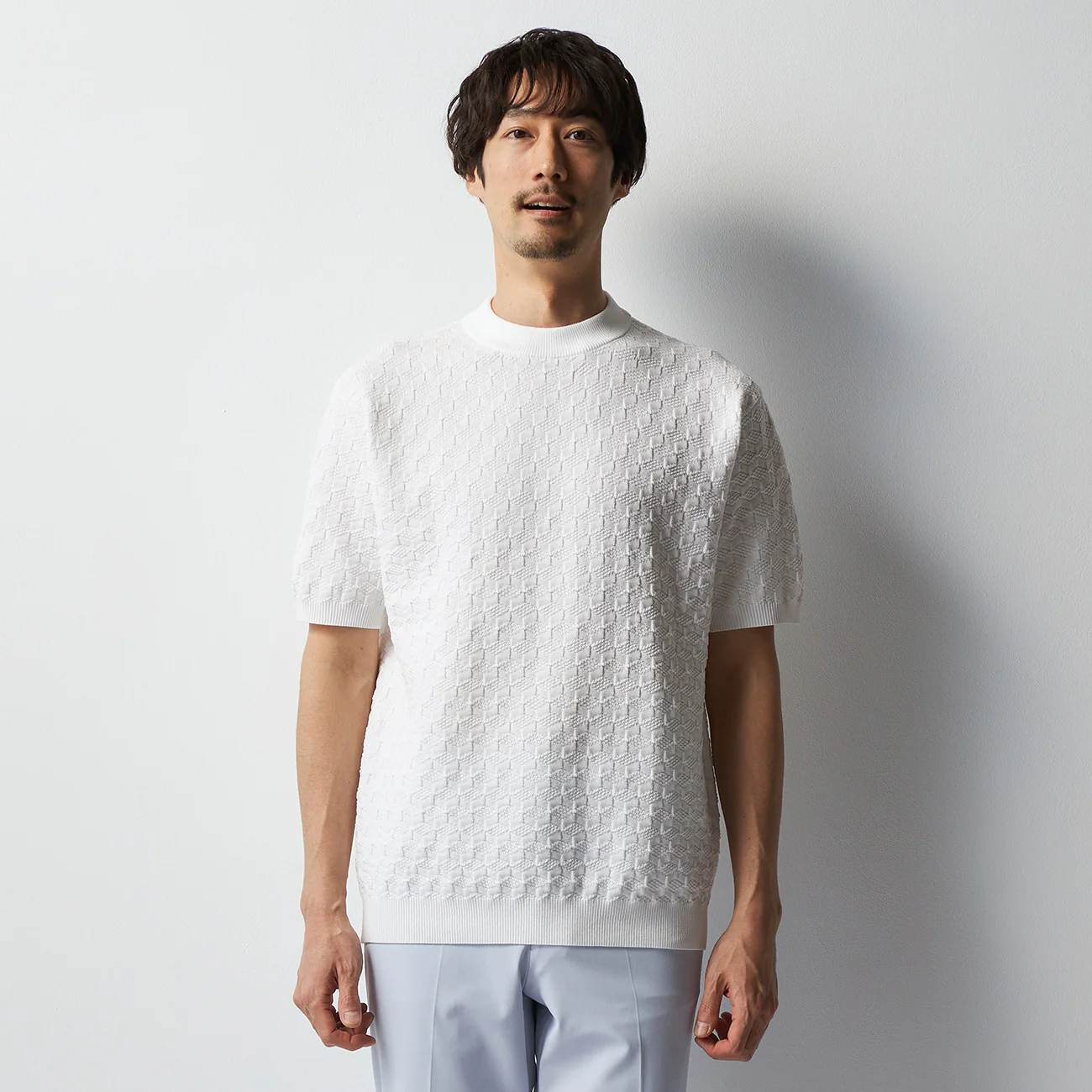 BIZSPO Jacquard Knit T-Shirt - Image 4