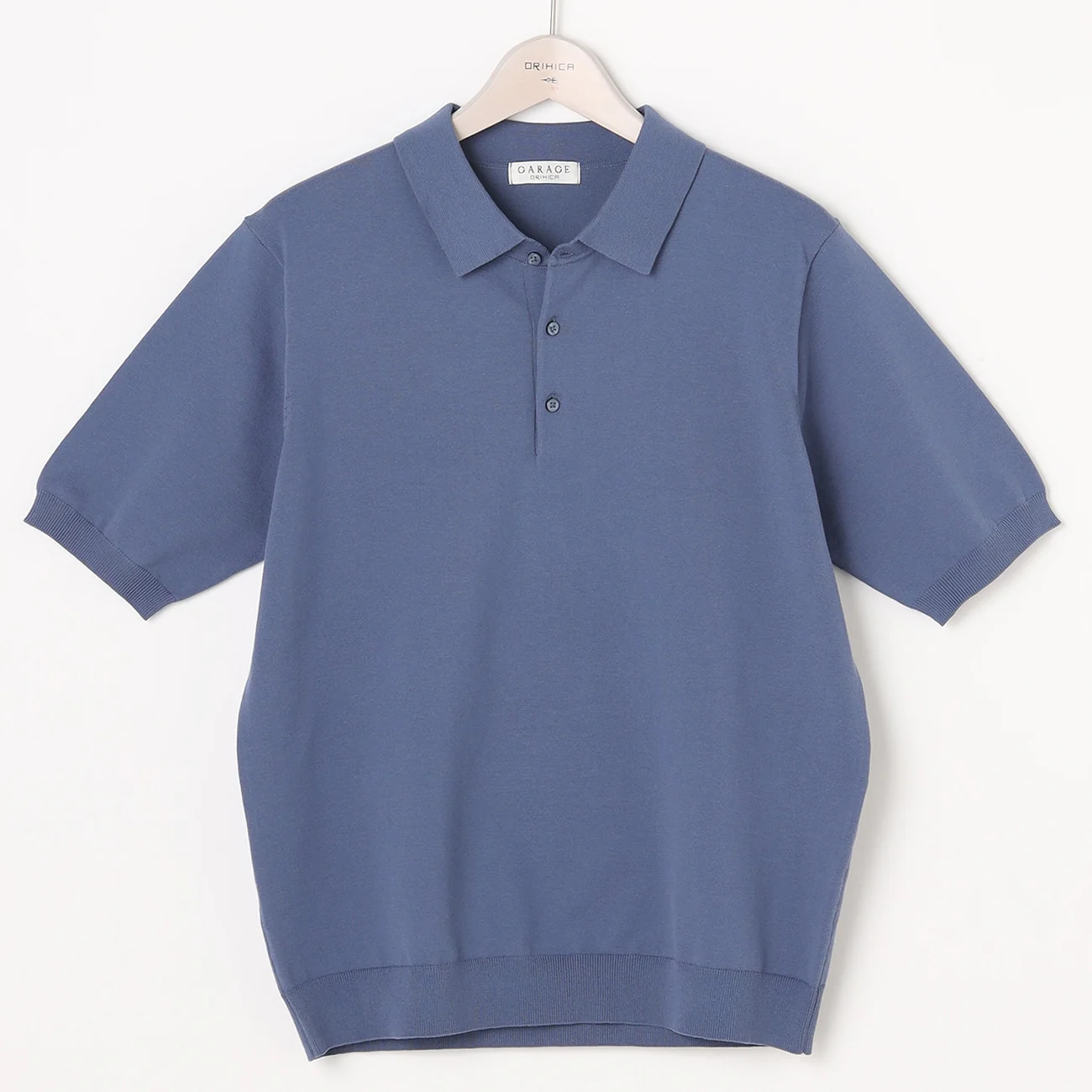 Plating Knit Polo Shirt - Image 10