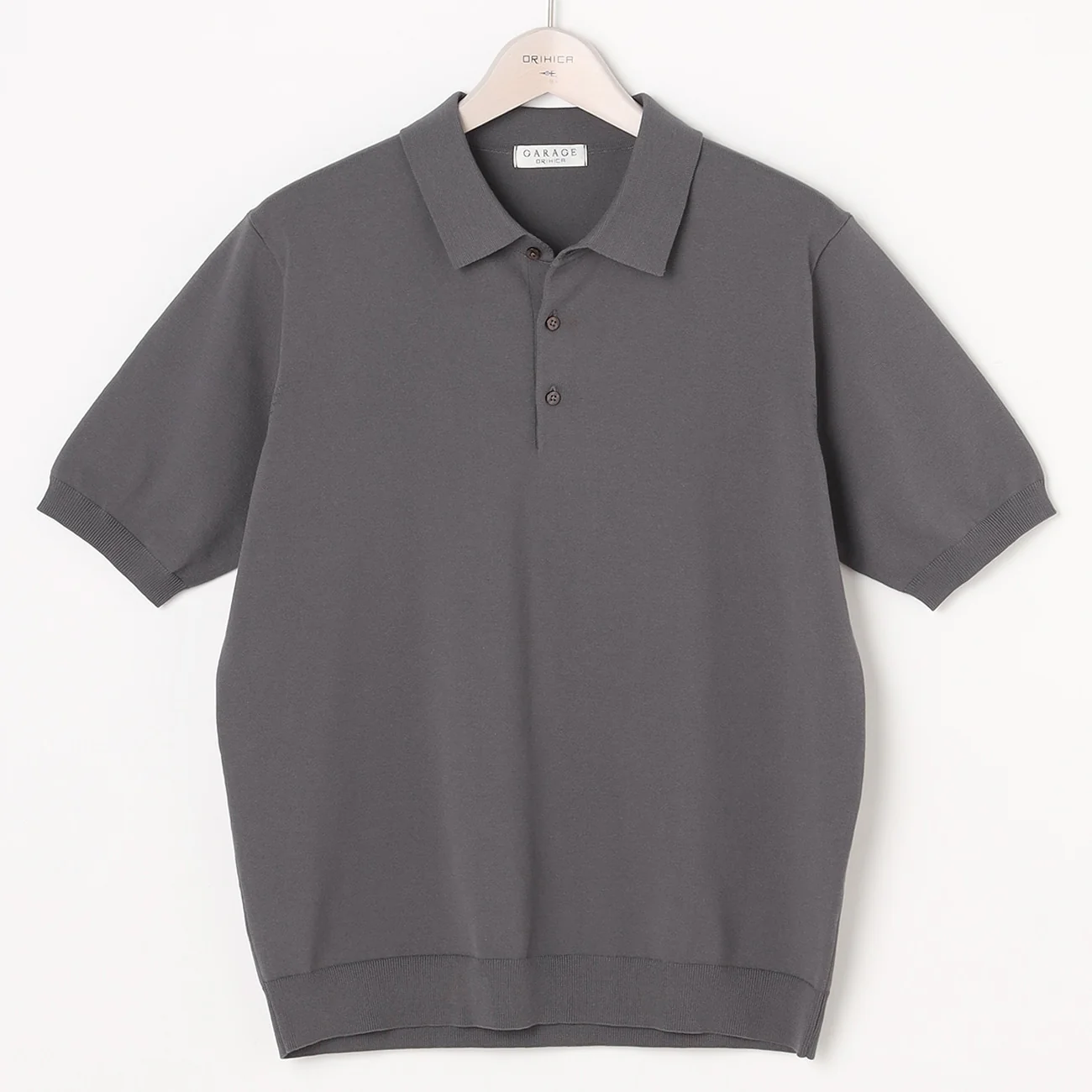 Plating Knit Polo Shirt - Image 13