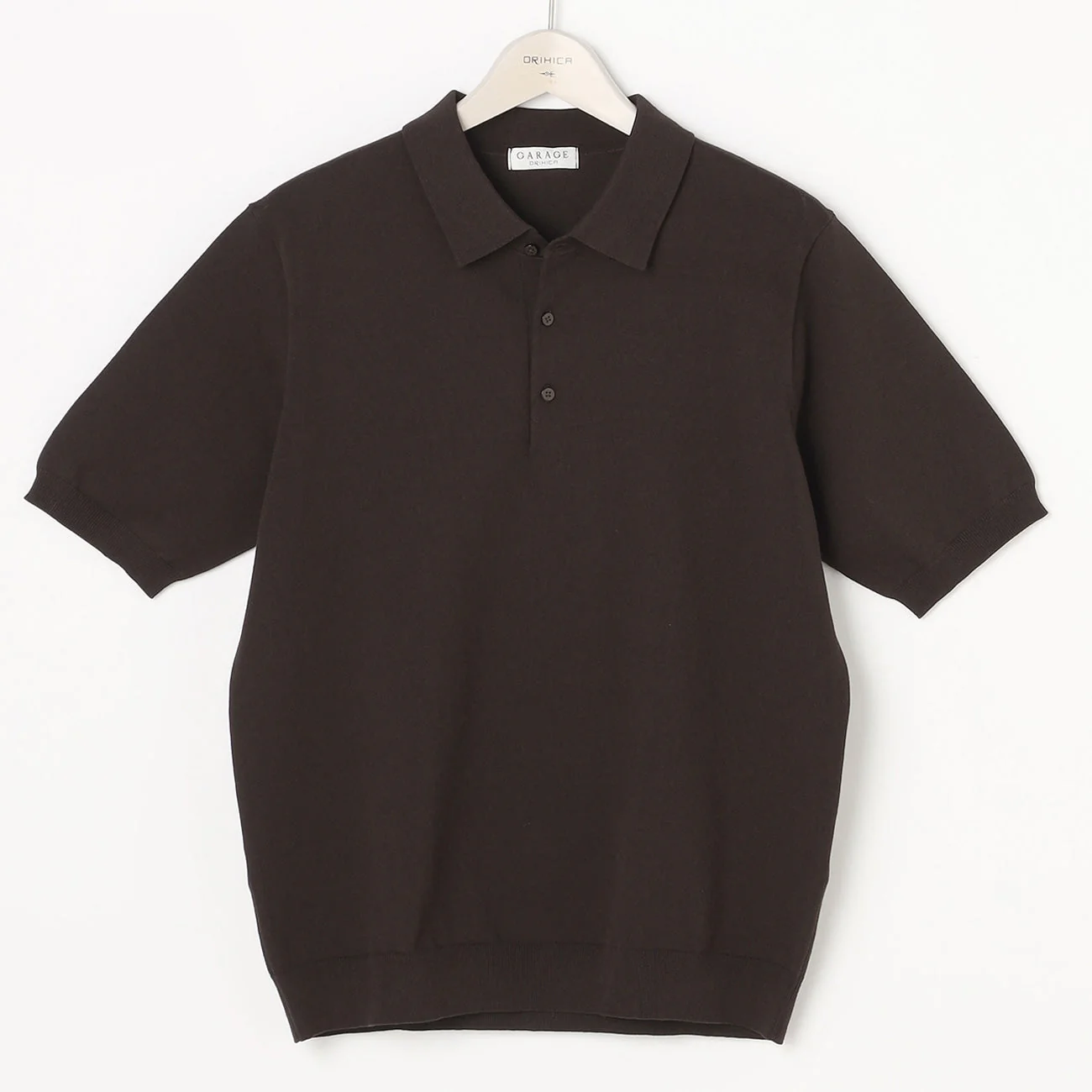 Plating Knit Polo Shirt - Image 15
