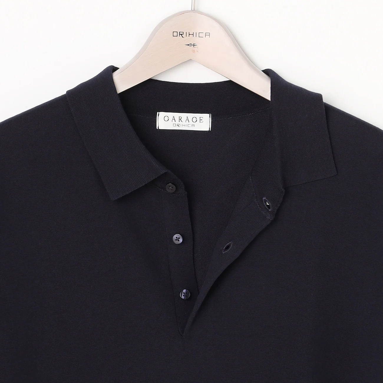 Plating Knit Polo Shirt - Image 4