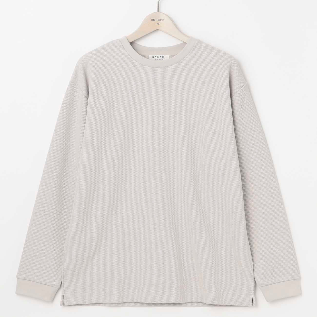 Wave Textured Crew Neck T-Shirt - Image 12