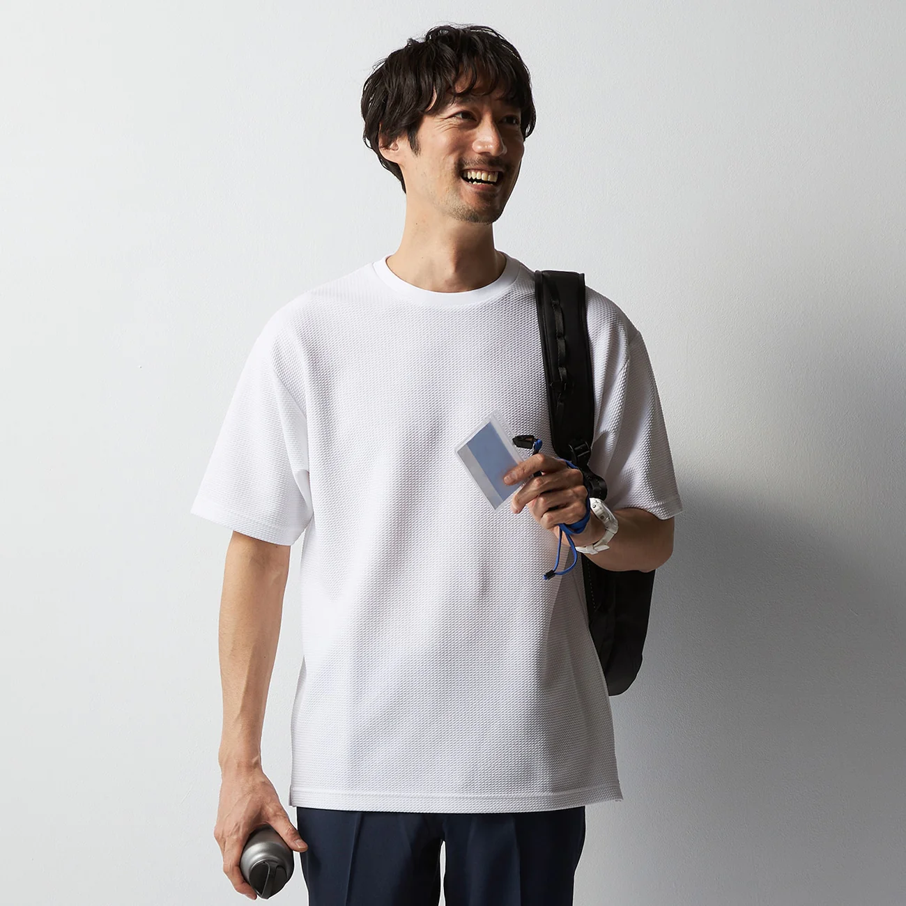 Textured Jacquard T-Shirt - Image 2
