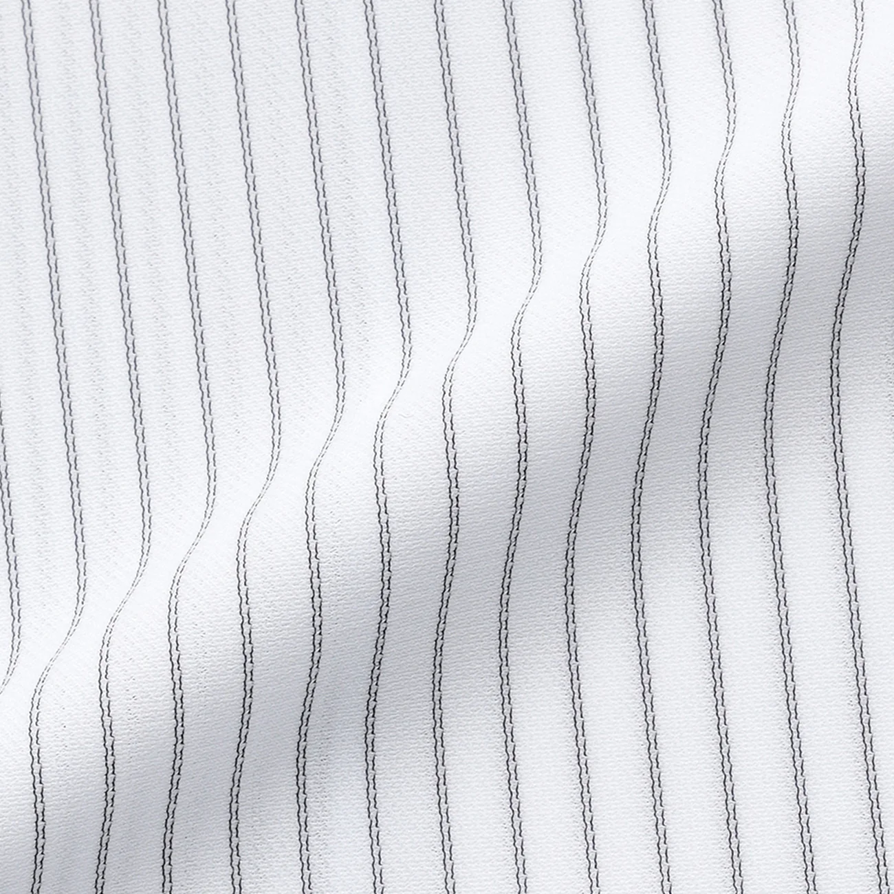 Button Front Polo Shirt -Navy - Image 6