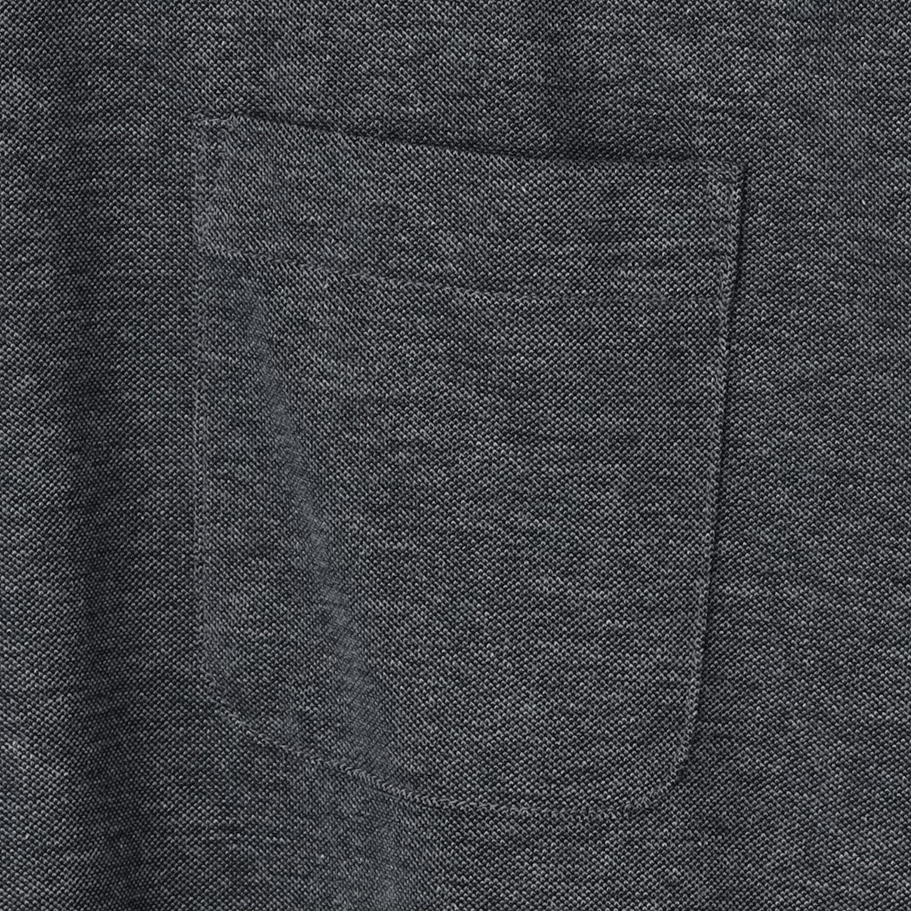 Button Front Skipper Polo Shirt - Gray - Image 4