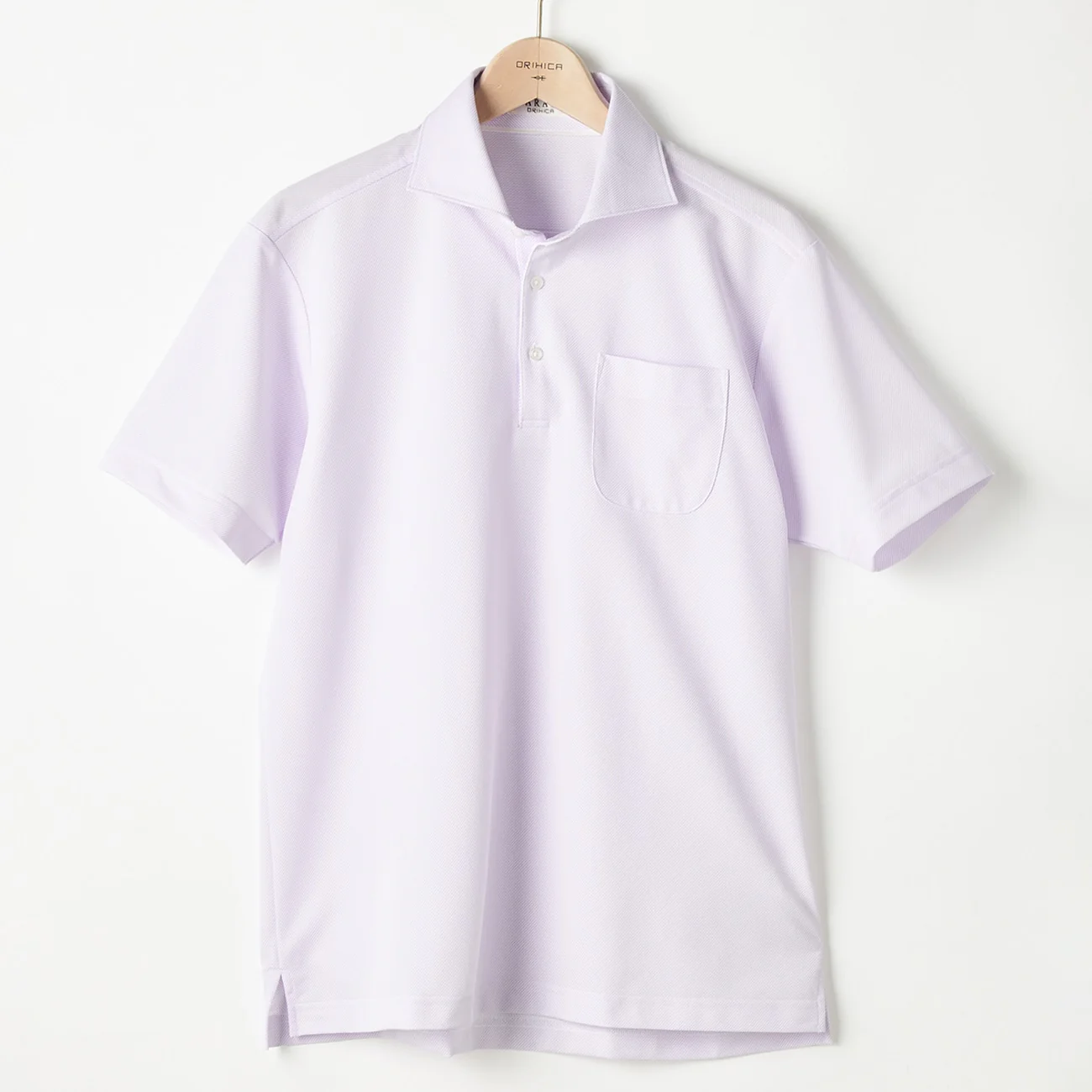 Twill Spread Collar Polo Shirt - Image 12