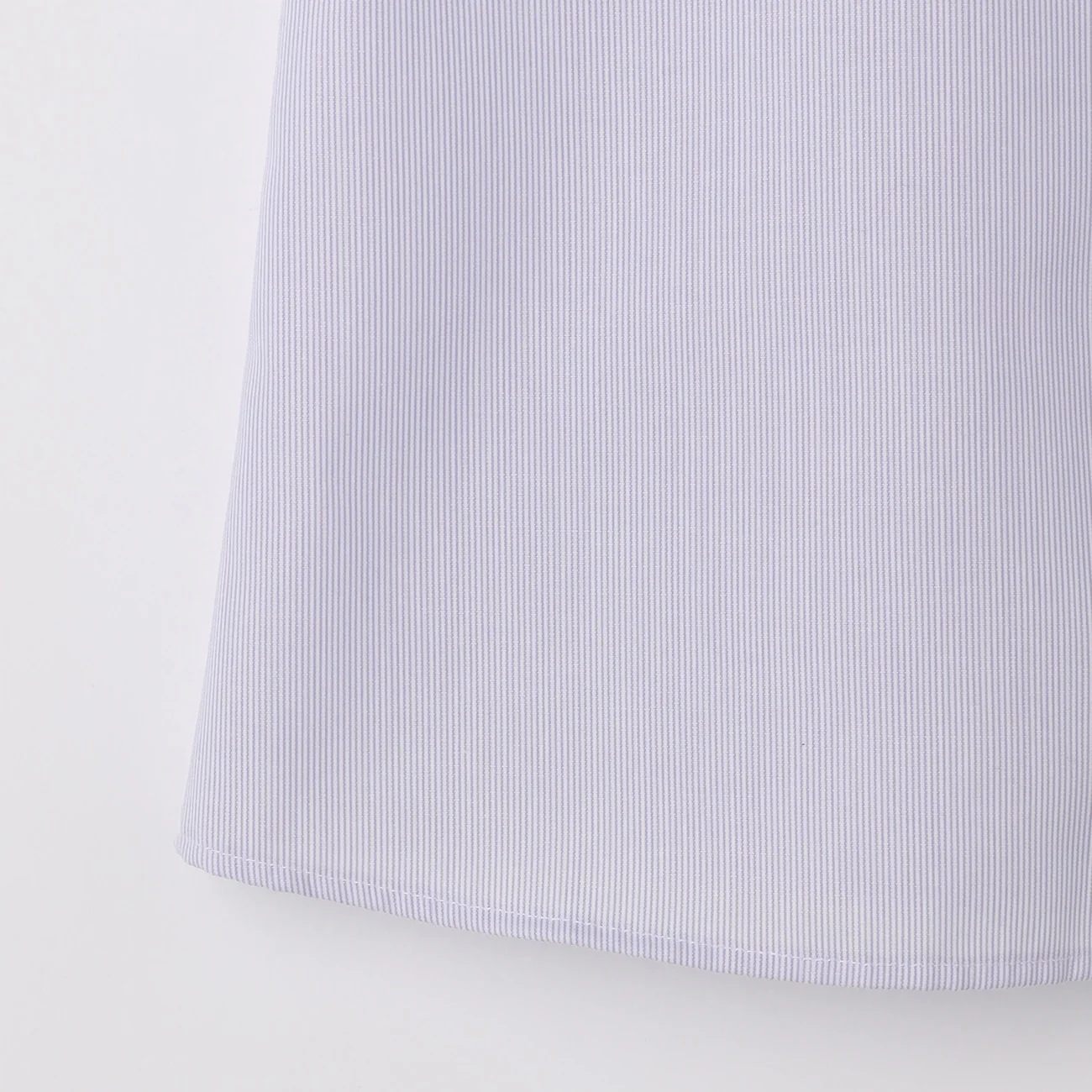 Super Non-Iron Cotton Band Collar Shirt - Blue - Image 8