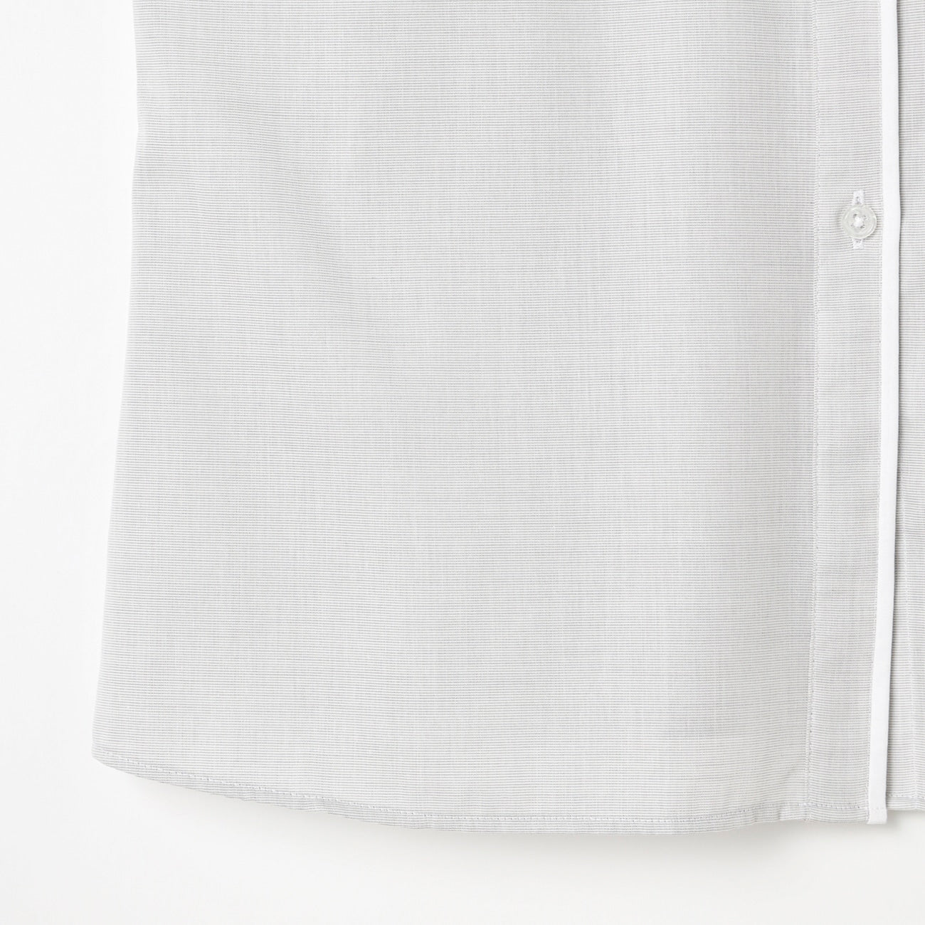 Super Non-Iron Cotton Contrast Collar Shirt - Gray - Image 6