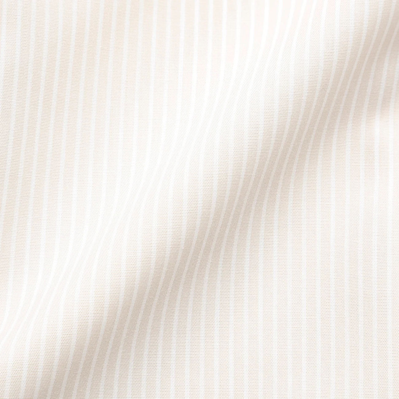 Super Non-Iron Cotton Contrast Collar Shirt - Beige - Image 9