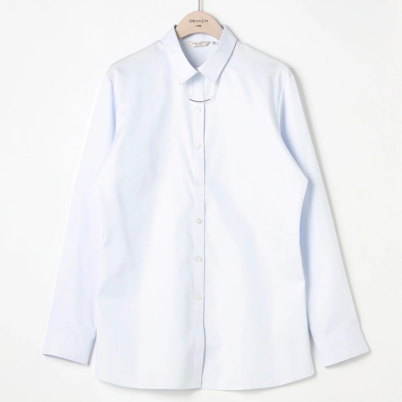 3-Way Point Collar Shirt - Blue - Image 6