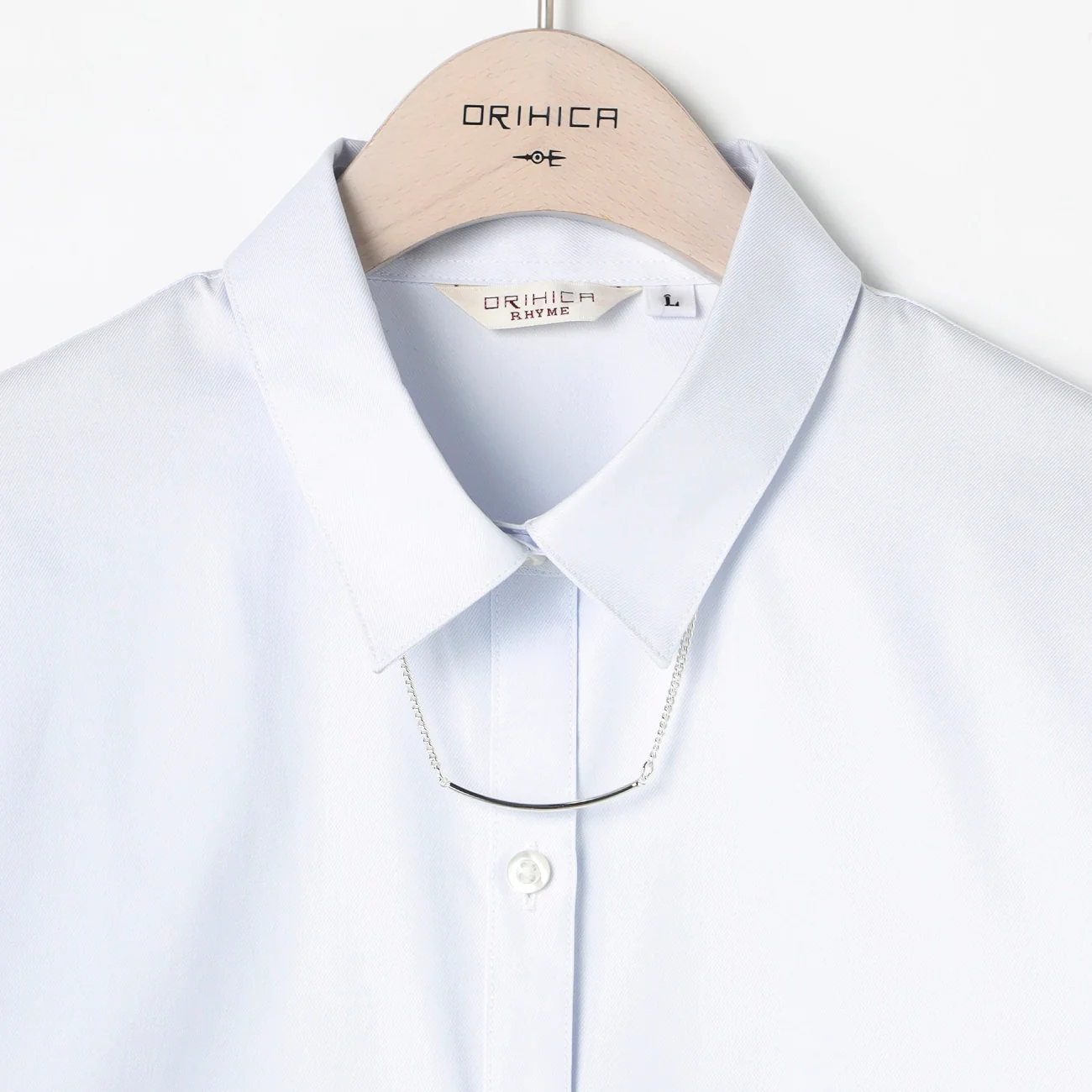 3-Way Point Collar Shirt - Blue - Image 8