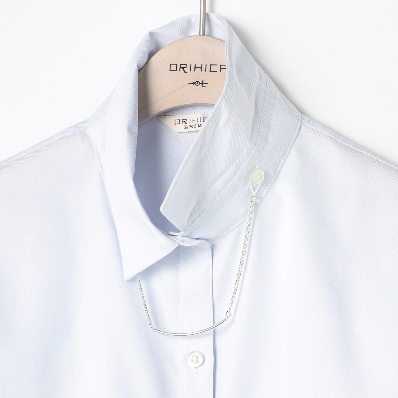 3-Way Point Collar Shirt - Blue - Image 9