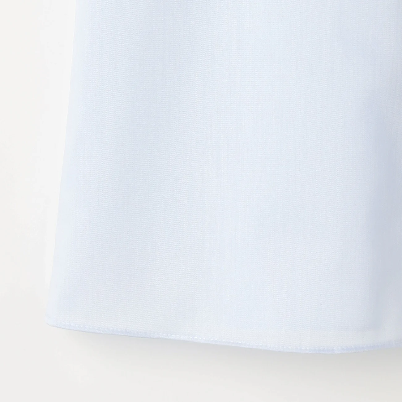 Women's Super Non-Iron Cotton Contrast Point Collar Shirt - Blue - Image 7