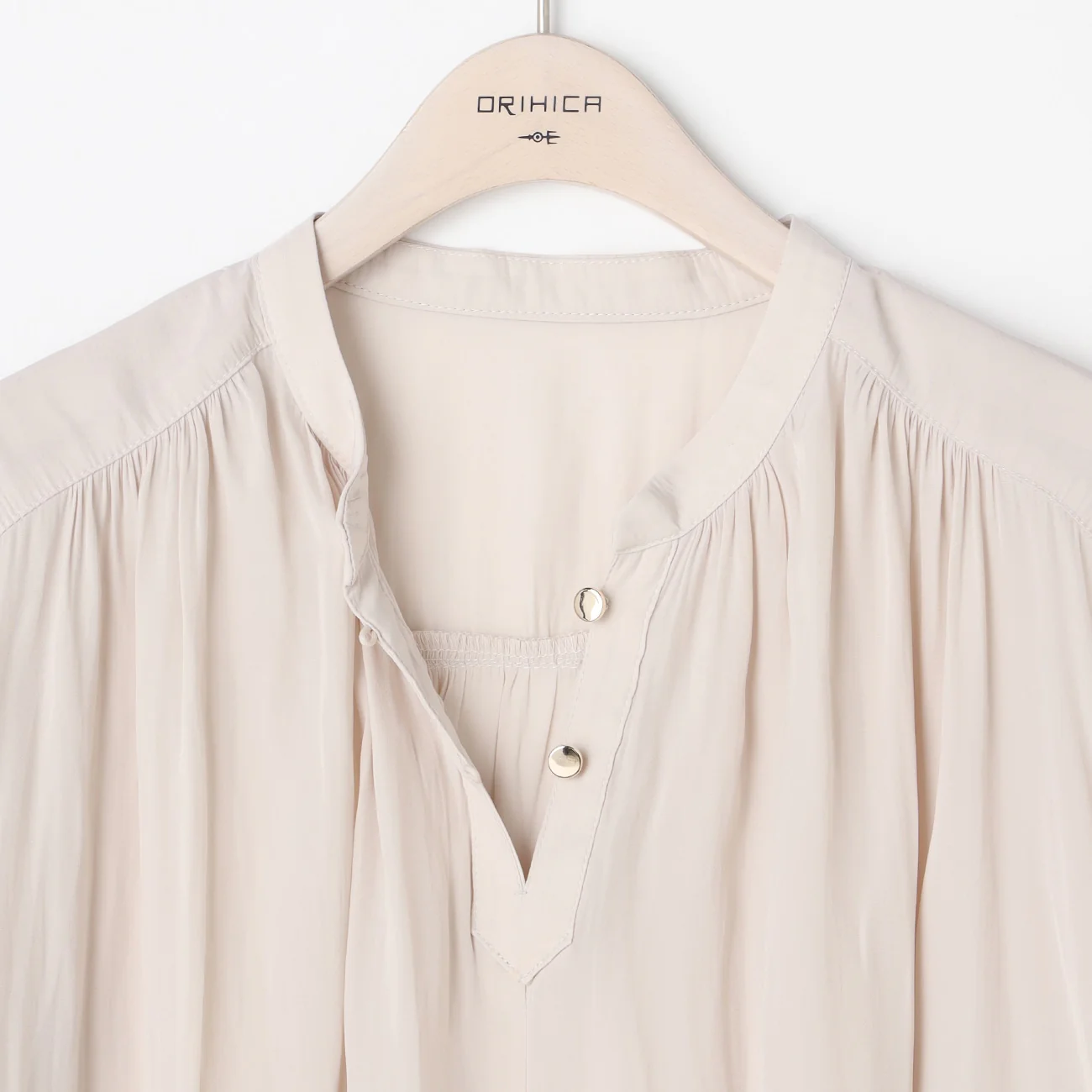 Easy Care Airy Drape Blouse - Image 6