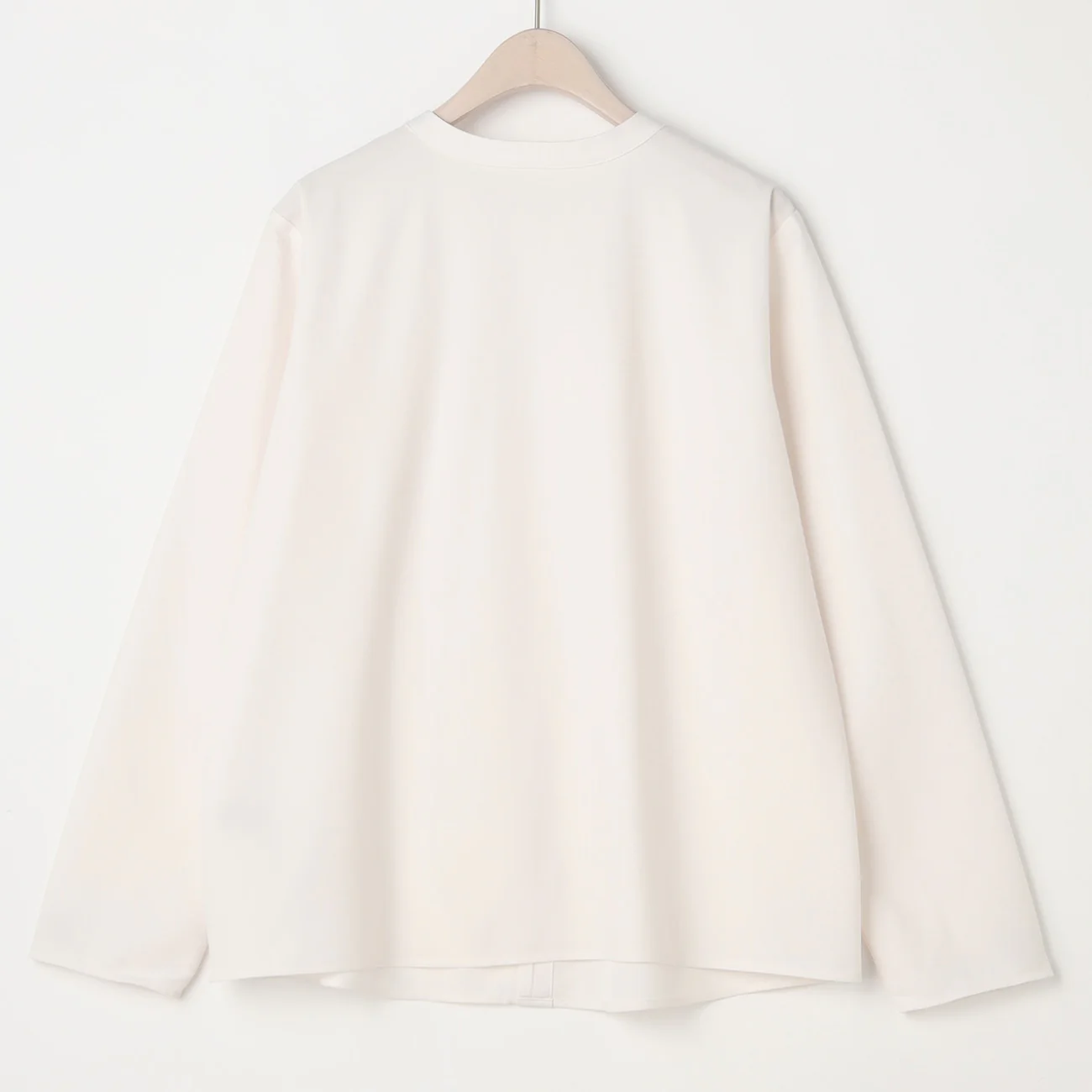 Non-Iron Stand-Up Collar Tricot Blouse - Image 11