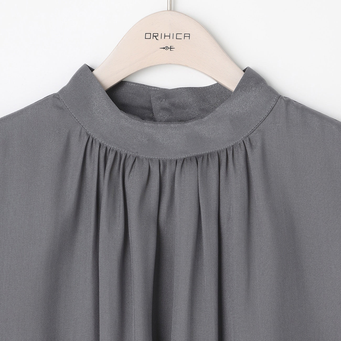 Sheer High-Neck Glitter Blouse - Image 7