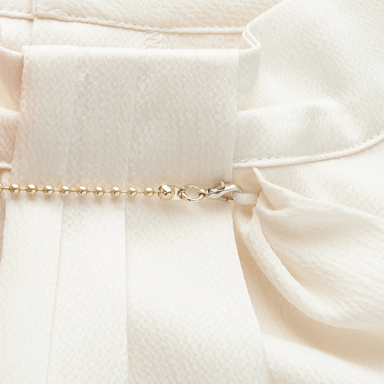 Removable Chain Bowtie Blouse - Image 6