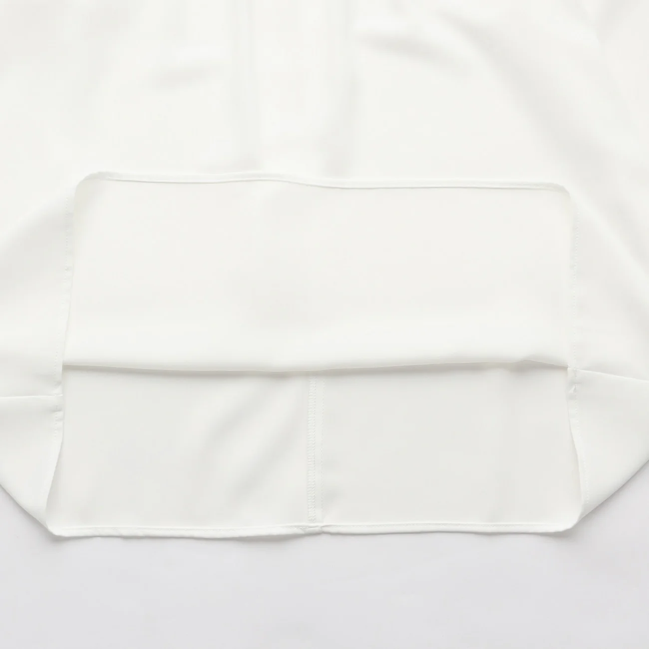 Stand Frill Blouse - White - Image 9