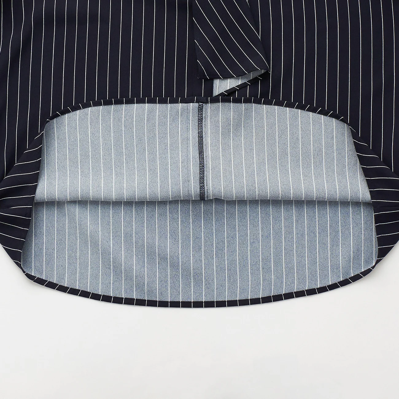 Stripe Ruffle Bowtie Blouse - Image 8