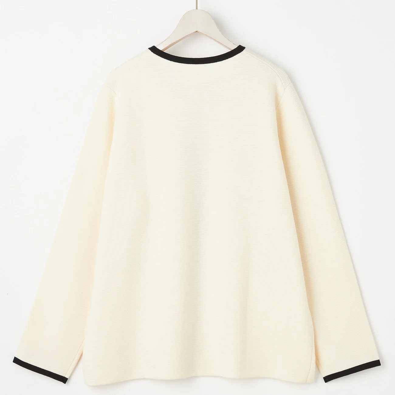 Color-block Mid-length Knit Jacket - Image 6