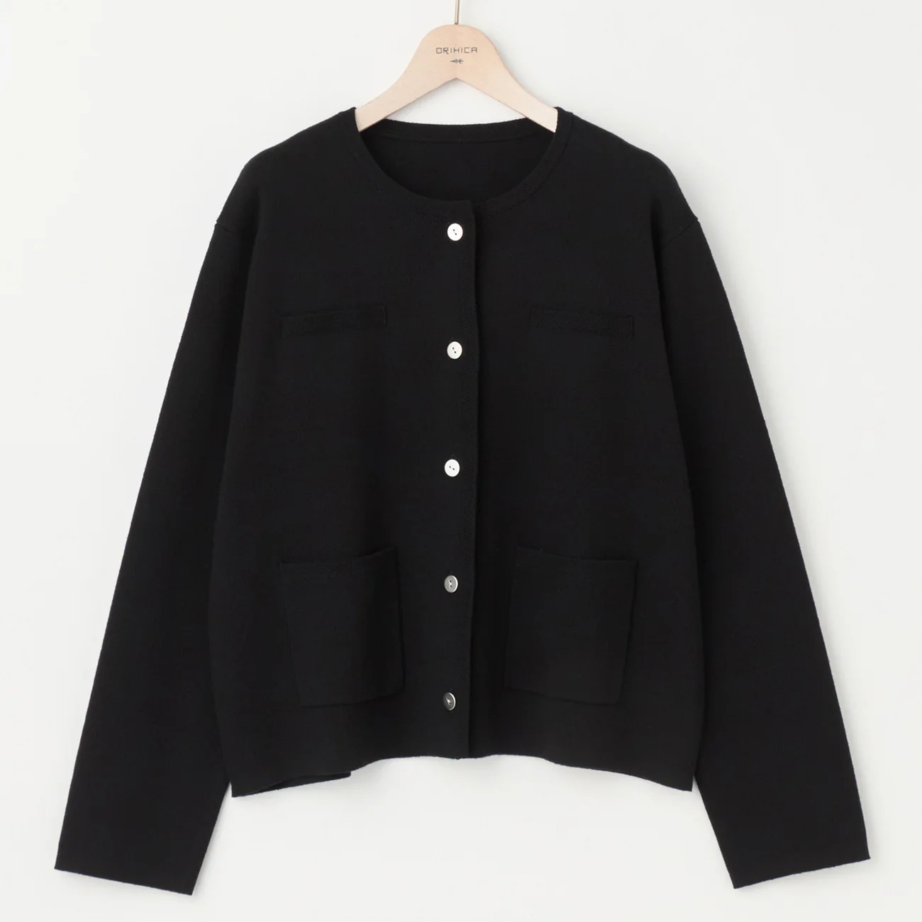 Knit Jacket with Chest Pocket - Image 8